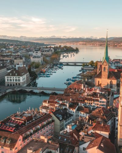 aerial view of city buildings during daytime
